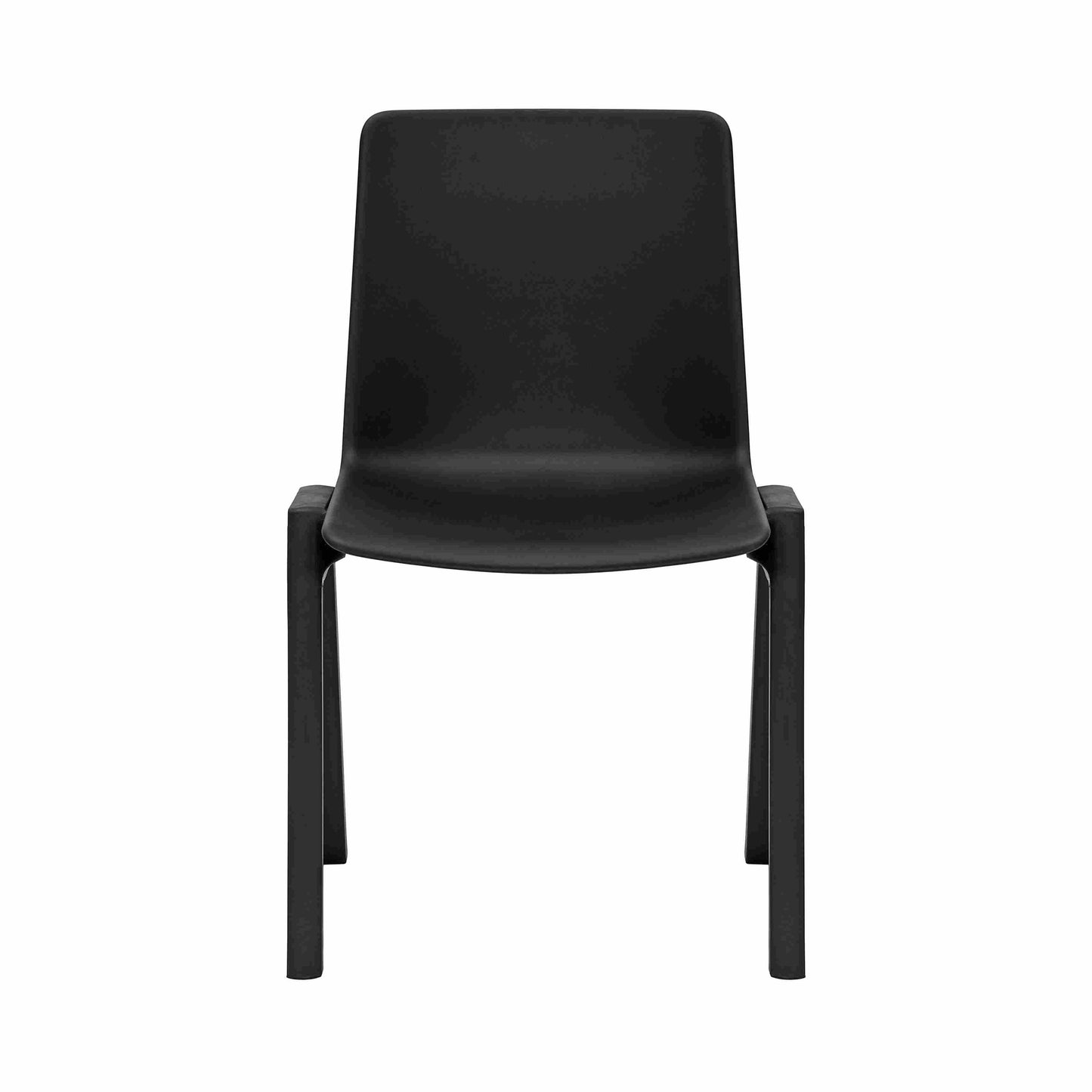 Academy Stacking Chair Black