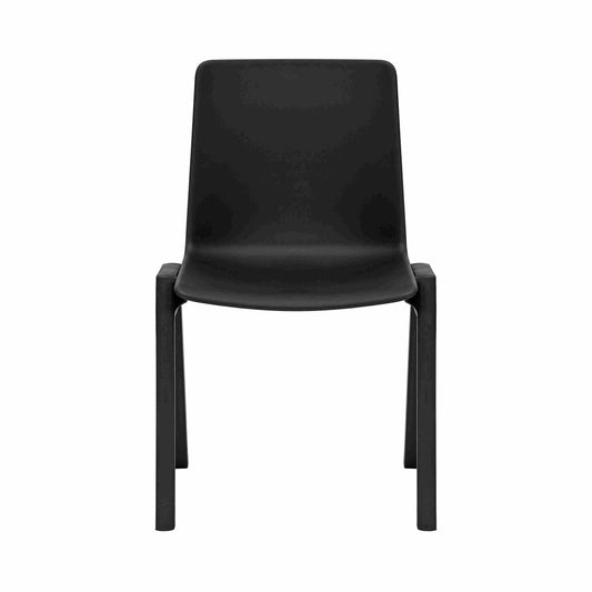Academy Stacking Chair Black